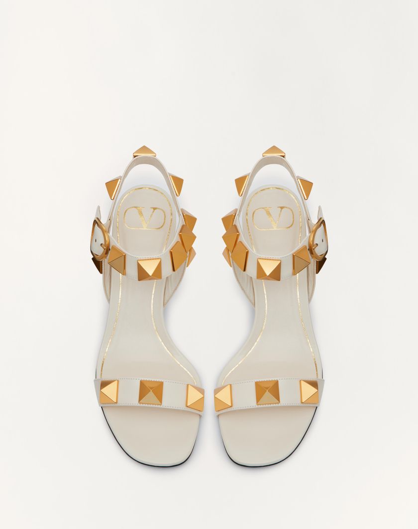 ROMAN STUD CALFSKIN SANDAL 60 MM - Image 4